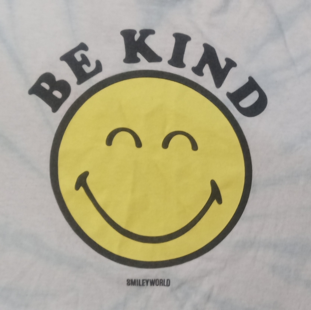 Smiley Face tie dye Be Kind t shirt grateful dead